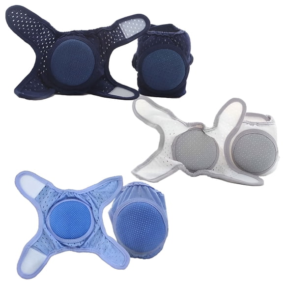 BESTSKY Baby Knee Pads for Crawling Adjustable - 3 Pack Knee Protector for Kids Unisex Walker Baby with Gray Purple and Blue,Baby Crawling Knee Pads - Toddler Knee Pads Gift Idea for Baby