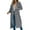 Grey, variant on Coats for Women Fall Jackets for Women Women's Fashion Autumn Winter Solid Color Double Trench Coat