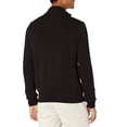 thumbnail image 2 of Jersey Tommy Hilfiger de manga larga de algodón con cremallera en cuarto, negro, 2 of 4