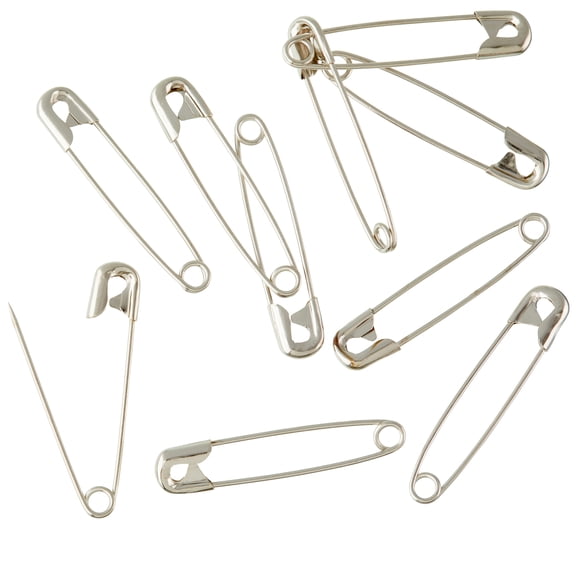 12 Packs: 10 ct. (120 total) 1.5" Safety Pins by Loops & Threadsâ„¢