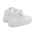thumbnail image 5 of Victoria Toddlers Tiempo Faux Leather High-Top Sneakers, White,9 M US, 5 of 7