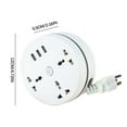 thumbnail image 2 of Universal Power Strip with Usb C and 3 Usb Ports, 3 Ac Outlets, 6.7ft Extension Cord, Compact Surge Protector for Travel, Safe Charging for Laptops, Phones, Tablets in Hotels, Dorms, and, 2 of 6