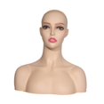 thumbnail image 3 of Modelo de cabeza de maniquíes Sombreros portátiles portátiles Modelo de exhibición para el cabello Freestanding para gafas Bufandas para el, 3 of 8