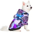 thumbnail image 2 of Salouo Flying Butterflies Pattern Small Dog Hoodie Sweatshirts Dog Clothes Coat Clothing Puppy Sweater Outfit Pullover Pet Winter Coat Sweater Outfit-X-Large, 2 of 7