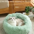 thumbnail image 3 of DABEI Soft Long Plush Cat kennel dog kennel winter warm pet bed Cat Bed Cat Mat Animals Sleeping Sofa, 3 of 42