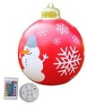 thumbnail image 2 of Décorations de Noël Ballon Gonflable de Noël 24 Pouces avec Télécommande RGB, 2 of 9