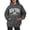 Grey, variant on Hoodies For Women New York City Letter Print Hoodies Long Sleeve Drawstring Hoodies Oversized Fleece Pockets Tops