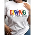 thumbnail image 2 of "My Best Life" Graphic Tee - Casual Crew Neck, Short Sleeve,T-Shirt for Women - Machine Washable, 2 of 7
