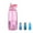 Pink, variant on 32oz Blue Water Bottle With Straw BPA FREE and Hidden Cup Mouth, Wide Mouth Easy Clean One Hand and Handle Easy Carried, Suit Sports Office Basketball Gym Travel School etc.