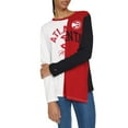 thumbnail image 3 of Women's Tommy Jeans White/Red Atlanta Hawks Amelia Color Blocked Long Sleeve T-Shirt, 3 of 3