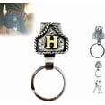 thumbnail image 3 of Western Men Key Holder Keychain Quick Detach Design Metal Belt Keyring Clip Fashion Accessory Travel Essential, 3 of 9