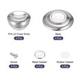 thumbnail image 3 of Perilla de repuesto Universal Unique Bargains para tapa de olla inoxidable acero 41x23mm Paquete de 4, 3 of 6