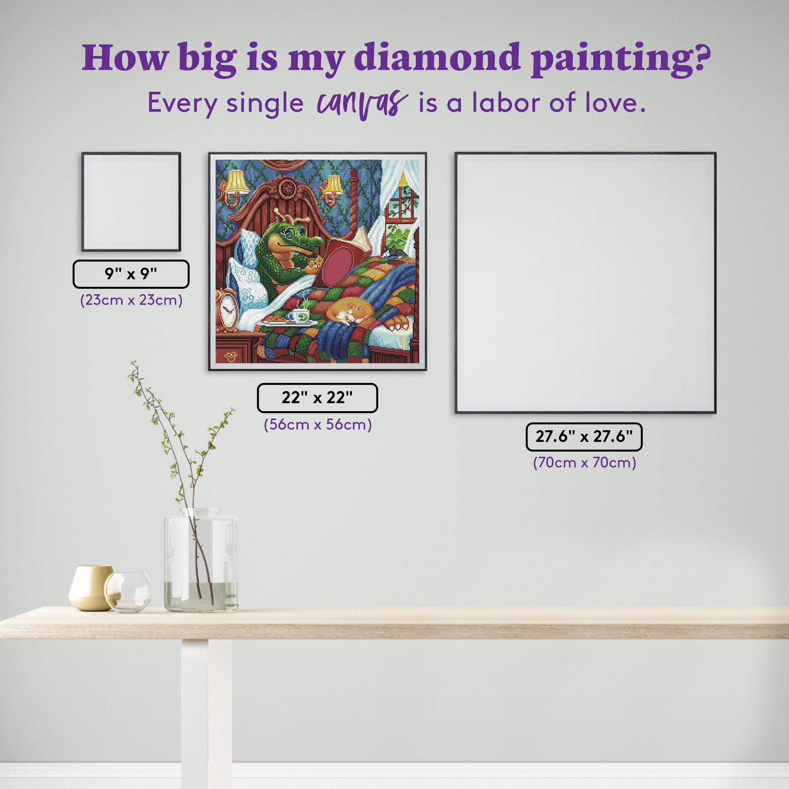DIAMOND ART CLUB Lazy Day Diamond Painting Kit