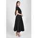 thumbnail image 2 of Vestido midi escote en V Roman Fashion /Juvenil, 140 (Negro) negro G, 2 of 5