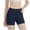 Navy, variant on TEAJOPSUU Womens Biker Shorts High Waist Summer Hip Underpants Running Workout Cycling Shorts Black