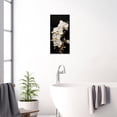 thumbnail image 4 of Hieng Orchids Wall Art 3 Pieces Black and White Elegant Flowers Painting Zen Floral Canvas Prints Vertical Pictures Bathroom Home Decor Unframed, 4 of 6