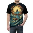 thumbnail image 5 of Jesus Surfing For You Happy Easter Unisex AOP Cut & Sew Tee, 5 of 7