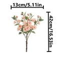 thumbnail image 3 of Guanhe Artificial Flowers Bouquet Faux Rose Stems for Wedding Arrangement, Bridal Bouquet, Centerpiece, Fake Faux Silk Flowers Christmas Clearance Gifts, 3 of 6