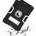 thumbnail image 3 of Dteck iPad Mini 5, Mini 4 Case, Shockproof [Full-Body] Hybrid 3-Layer Drop Protection Rugged Kickstand [HD Screen Protector] Cover For iPad Mini 5th 2019 / Mini 4th Gen 2015 7.9", Black+Gray, 3 of 7