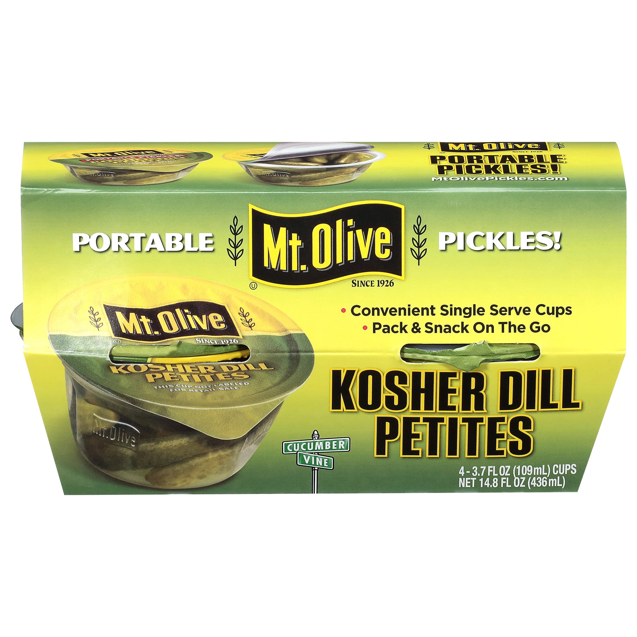 Mt. Olive Pickle Company Munchies Kosher Petite Dills in