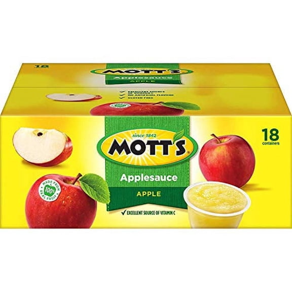 Mott's Applesauce, 4 Ounce Cup, 18 Count