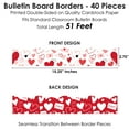 thumbnail image 3 of Big Dot of Happiness Valentine's Day Hearts - Scalloped Classroom Decor - Bulletin Board Borders - 51 Feet, 3 of 5