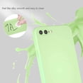 thumbnail image 3 of Liquid Silicone Wireless Charging Phone Case for Apple iPhone 8 Plus, Built-in Magnets Compatible with MagSafing Faster Charging Slim Fit Soft Microfiber Cover - Matcha Green, 3 of 15
