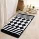 thumbnail image 5 of Yhmxh Alfombrillas de baño para baño Alfombra de baño Alfombrillas de baño de estilo conciso, antideslizantes, absorbentes y gruesas, para entrada, dormitorio Decoración del baño, 5 of 5