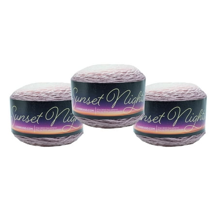 UPC: 0842093128465 | Lion Brand Yarn Sunset Nights Atacama Desert Sequin Shawl Medium Acrylic  Polyester Multi-Color Yarn 3 Pack