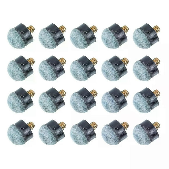20Pcs Pool Cue Tips Billiard Cue Tips Pool Cue Replacement Tips