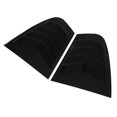 thumbnail image 4 of 1Pair Side Window Louver Cover Protective Lightweight Wear Resistant Window Triangular Shutters Trim For 3 Series F30 Glossy Black, 4 of 5