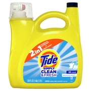 Tide Simply Refreshing Breeze, 89 Loads Liquid Laundry Detergent, 128 fl oz