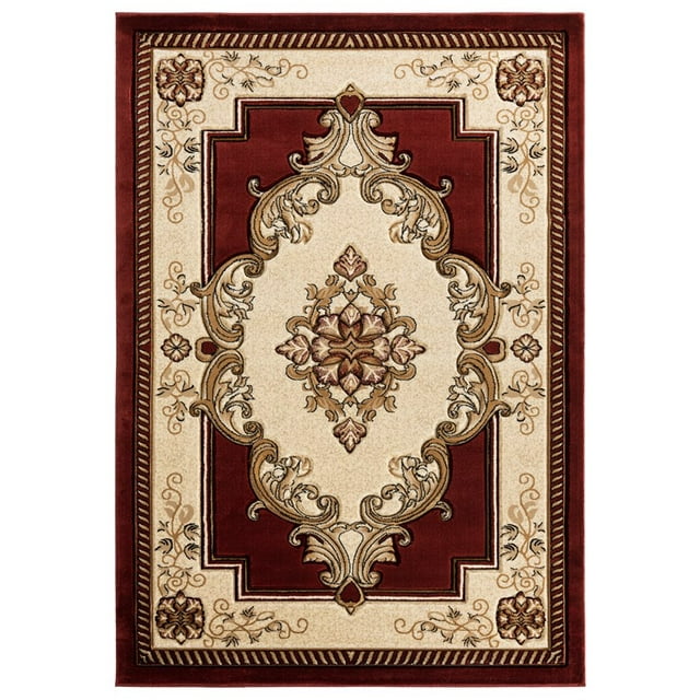 United Weavers Bristol Fallon Burgundy Mat Rug