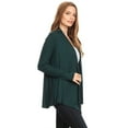 thumbnail image 3 of Women's Solid Casual Lightweight Long Sleeve Loose Fit Knit Sweater Cardigan, 3 of 4