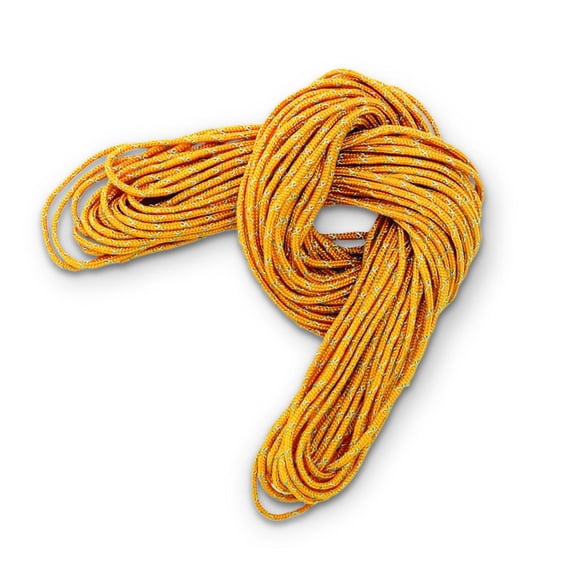 Kelty Triptease Lightline Guy Rope for Camping, Securing Equipment (50 Feet), Bright Yellow
