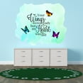 thumbnail image 3 of Quotes & Sayings Wall Decals for Children Bedroom - Grief Quote on Water Colour Background Memory DIY & Creativity Boy Girl Bedroom Wall Sticker - Size: 30 In x 24 In, 3 of 5