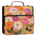 thumbnail image 5 of FORMRS Zipper Binder with Shoulder Strap 2-inch Ring 500 Sheet Capacity File Bag, Abstract Floral, 5 of 5