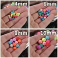 thumbnail image 6 of U8MO 4mm 6mm 8mm 10mm Matte Rubber-Like Round Glass Loose Beads for Jewelry Making-Verdancy-10mm(20pcs), 6 of 6