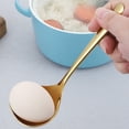 thumbnail image 6 of Premium Korean Soup Spoons, Stainless Steel Long Handle Rice And Asian Spoon for Home, Kitchen, Restaurant, Cafe, Dishwasher Safe Harlik, 6 of 8