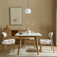 thumbnail image 5 of HELLHERO Lily Print Dining Chair Seat Covers, Anti Scratch Kitchen Chair Covers, Skin Friendly Dustproof Dining Chairs Seat Protector, 5 of 7