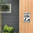 thumbnail image 6 of Black Cat Metal Signs Stay in the Catio Tin Sign Cat Metal Wall Plaques Funny Signs Vintage Decor Retro Wall Art, 6 of 9