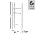 thumbnail image 5 of Better Homes & Gardens Springwood Acacia Wood over-the-Toilet Space Saver Cabinet, 3 Shelves, White, 5 of 10