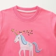 thumbnail image 5 of mgoYE Girls Sweatshirts for Toddler Clothes Crewneck Pullover Girl Top Long Sleeve for Kids(Pink,2-3 Years), 5 of 9