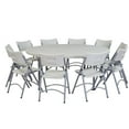 thumbnail image 3 of National Public Seating NPS® 71" Heavy Duty Round Folding Table, Speckled Grey, 3 of 5
