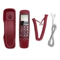 thumbnail image 2 of Teléfono Con Cable, Rojo Para Evitar Resbalones En La Pared Identificador De Llamadas Telefónicas Con Cable Para Oficina Para Hotel, 2 of 8