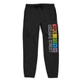 thumbnail image 2 of Sesame Street Rainbow Character Grid Adult Unisex Black Graphic Sweatpants - M, 2 of 3