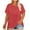 Watermelon Red, variant on Posijego Plus Size Tops for Women Short Sleeve Crew Neck Pleated Casual T-Shirts Loose Basic Tee Shirts S-5XL
