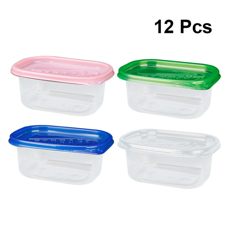 ePackageSupply 1 Gallon (128 oz) Food Storage Containers with Lids -  Freezer and Microwave Safe Storage Containers, Round Plastic Containers  with Lid