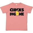 thumbnail image 3 of Inktastic Chicks Dig Me Boys Toddler T-Shirt, 3 of 5
