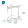 Better Homes & Gardens Steel Corner Bathtub Shower Storage Shelf, 10.75